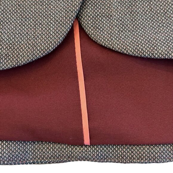 Lafayette 148 Wool Blend Career Plum Burgundy Lined Size 10 - Picture 12 of 12